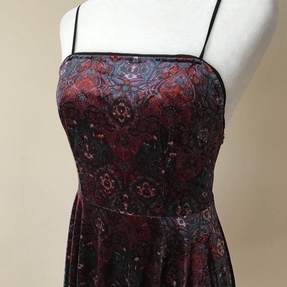 Urban Outfitters boho velvet babydoll dress - Picture 7 of 8